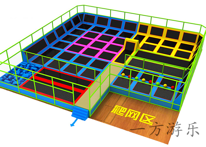 大型儿童蹦床公园