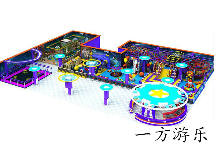 商场中庭太空主题儿童乐园