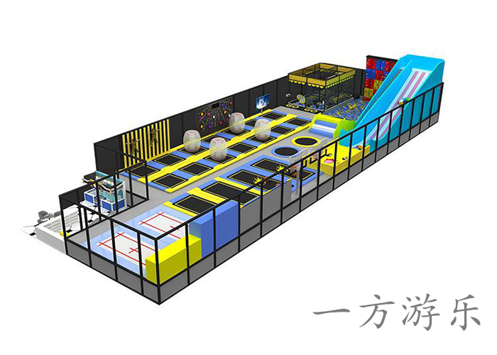 室内商场小型蹦床公园